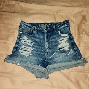 Hi-Rise Jean Shorts